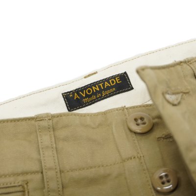 画像5: *A VONTADE(アボンタージ)Classic Chino Trousers(クラシックチノトラウザー)”Classic Selvedge Twill” / Khaki(カーキ)【裾上げ無料】