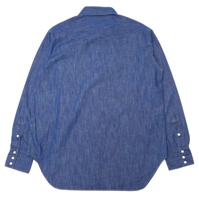 画像2: *A VONTADE（アボンタージ）Lax Western Shirts（ラックスウエスタンシャツ）"6.5oz Zimbabwe Denim" / Fade Indigo（フェードインディゴ）