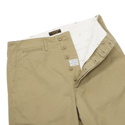画像3: *A VONTADE(アボンタージ)Classic Chino Trousers(クラシックチノトラウザー)”Classic Selvedge Twill” / Khaki(カーキ)【裾上げ無料】