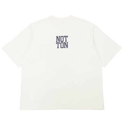 画像2: blurhms ROOTSTOCK（ブラームスルーツストック）88-12 Print Tee WIDE（88-12プリントTシャツワイド）"NOT-WASHING-TON" / Ivory（アイボリー）