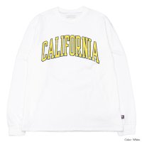 Sloppy Supply（スラッピーサプライ）Long Sleeve Print Tee（ロングスリーブプリントTシャツ）"CALIFORNIA" / White（ホワイト）※Lサイズのみ