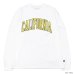 画像2: Sloppy Supply（スラッピーサプライ）Long Sleeve Print Tee（ロングスリーブプリントTシャツ）"CALIFORNIA"/White（ホワイト）・Fade Navy（フェードネイビー） (2)