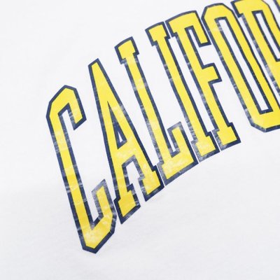 画像11: ＜40%OFF＞Sloppy Supply（スラッピーサプライ）Long Sleeve Print Tee（ロングスリーブプリントTシャツ）"CALIFORNIA" / White（ホワイト）・Fade Navy（フェードネイビー）※Lサイズ