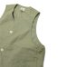 画像7: Post O'Alls（ポストオーバーオールズ）DEE Vest（ディー・ベスト）Hemp Cotton Poplin/Natural（ナチュラル）・Sage（セージ）