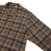 画像7: KAPTAIN SUNSHINE（キャプテンサンシャイン）Open Collar Shirt Jacket（オープンカラーシャツジャケット）WASHED RAYON PLAID LIGHT CLOTH/Brown Plaid（ブラウンチェック）・Black Plaid（ブラックチェック）