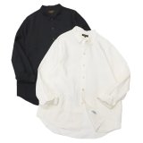 A VONTADE（アボンタージ）Gardener Apron Shirts（ガーデナーエプロンシャツ）Highcount Linen Chambray/Ecru（エクリュ）・Black（ブラック）