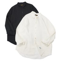 *A VONTADE（アボンタージ）Gardener Apron Shirts（ガーデナーエプロンシャツ）"Highcount Linen Chambray" / Ecru（エクリュ）・Black（ブラック）