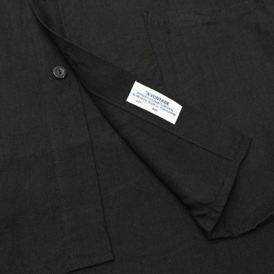 画像10: *A VONTADE（アボンタージ）Gardener Apron Shirts（ガーデナーエプロンシャツ）"Highcount Linen Chambray" / Ecru（エクリュ）・Black（ブラック）