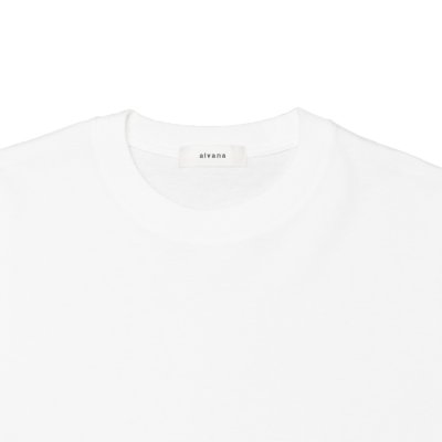 画像3: alvana(アルヴァナ)空紡 L/S TEE SHIRTS(空紡ロングスリーブTシャツ)/ White(ホワイト)
