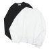 画像1: alvana（アルヴァナ）FADE RAGLAN SWEAT TEE SHIRTS（フェードラグランスウェットTシャツ）/ Top Gray（トップグレー）・Black（ブラック） (1)