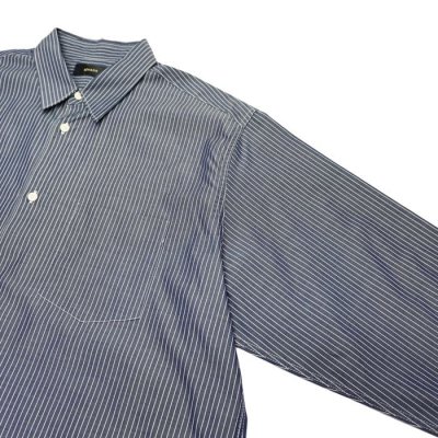 画像4: alvana（アルヴァナ）WIDE REGULAR SHIRTS（ワイドレギュラーシャツ）/ Navy Stripe（ネイビーストライプ）