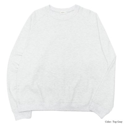 画像2: alvana（アルヴァナ）FADE RAGLAN SWEAT TEE SHIRTS（フェードラグランスウェットTシャツ）/Top Gray（トップグレー）・Black（ブラック）