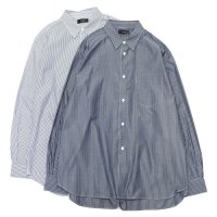 alvana（アルヴァナ）WIDE REGULAR SHIRTS（ワイドレギュラーシャツ）/ White Stripe（ホワイトストライプ）・Navy Stripe（ネイビーストライプ）