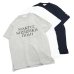 画像1: ENGINEERED GARMENTS（エンジニアードガーメンツ）Printed Cross Crew Neck T-Shirt（プリンテッドクロスクルーネックTシャツ）"LIC" / White（ホワイト）・Navy（ネイビー）・Grey（グレー） (1)
