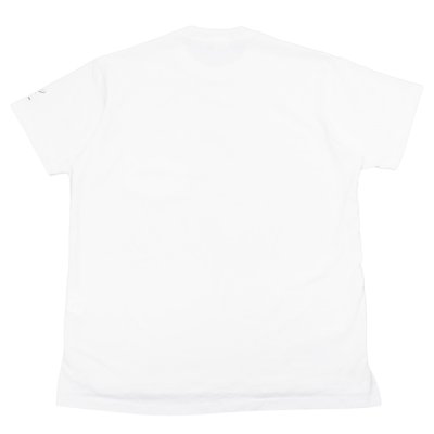 画像2: ENGINEERED GARMENTS（エンジニアードガーメンツ）Printed Cross Crew Neck T-Shirt（プリンテッドクロスクルーネックTシャツ）"LIC" / White（ホワイト）