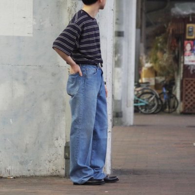 画像11: KAPTAIN SUNSHINE(キャプテンサンシャイン)Skate Shoecut Denim Pants(スケートシューカットデニムパンツ)/ Indigo Vintage Wash(インディゴヴィンテージウォッシュ)