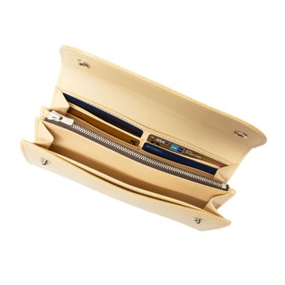 画像6: WILD SWANS(ワイルドスワンズ)WAVE(ウェイブ)ロングウォレット"サドルプルアップ"/Natural(ナチュラル)