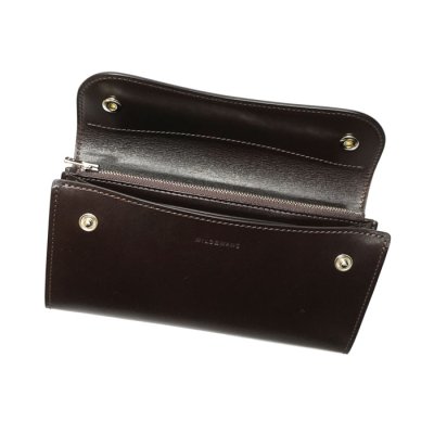 画像4: WILD SWANS(ワイルドスワンズ)WAVE(ウェイブ)ロングウォレット"サドルプルアップ"/Choco(チョコ)