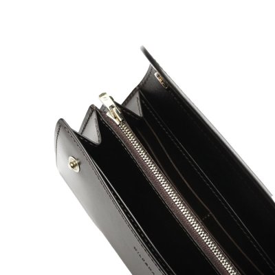 画像5: WILD SWANS(ワイルドスワンズ)WAVE(ウェイブ)ロングウォレット"サドルプルアップ"/Choco(チョコ)