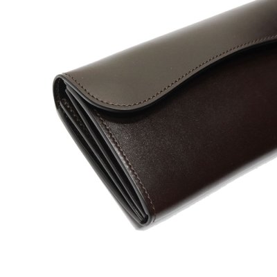 画像3: WILD SWANS(ワイルドスワンズ)WAVE(ウェイブ)ロングウォレット"サドルプルアップ"/Choco(チョコ)