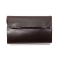 WILD SWANS（ワイルドスワンズ）BYRNE（バーン）3つ折りウォレット"サドルプルアップ"/Choco（チョコ）