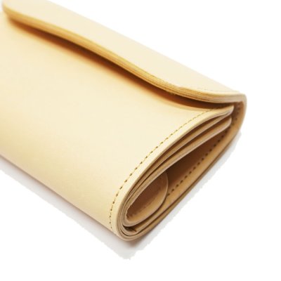 画像3: WILD SWANS(ワイルドスワンズ)BYRNE(バーン)3つ折りウォレット"サドルプルアップ"/Natural(ナチュラル)