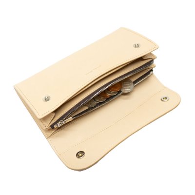 画像9: WILD SWANS(ワイルドスワンズ)WAVE(ウェイブ)ロングウォレット"サドルプルアップ"/Natural(ナチュラル)