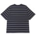 画像3: KAPTAIN SUNSHINE（キャプテンサンシャイン）Hard Twisted Border Jersey SS Tee（ハードツイステッドボーダージャージーショートスリーブTee）HARD TWISTED COTTON BORDER JERSEY/Navy Border（ネイビーボーダー）・Ink Black Border（インクブラックボーダー）