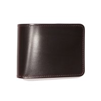 WILD SWANS（ワイルドスワンズ）WINGS（ウイングス）2つ折りウォレットコインケース無し"サドルプルアップ"/Choco（チョコ）