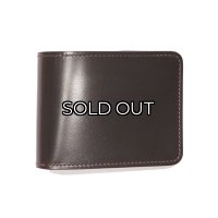 WILD SWANS（ワイルドスワンズ）WINGS（ウイングス）2つ折りウォレットコインケース無し"サドルプルアップ"/Choco（チョコ）