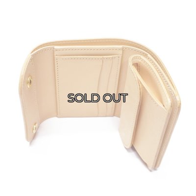 画像5: WILD SWANS（ワイルドスワンズ）ENO（イーノ）ミニ3つ折りウォレット"サドルプルアップ"/Natural（ナチュラル）