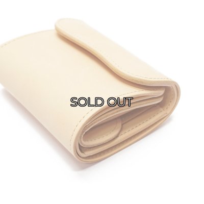 画像3: WILD SWANS（ワイルドスワンズ）ENO（イーノ）ミニ3つ折りウォレット"サドルプルアップ"/Natural（ナチュラル）