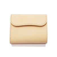 WILD SWANS（ワイルドスワンズ）ENO（イーノ）ミニ3つ折りウォレット"サドルプルアップ"/Natural（ナチュラル）