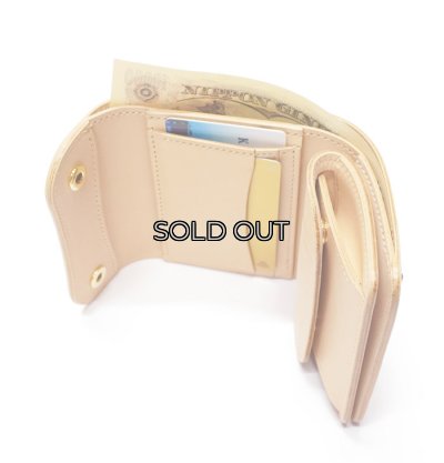 画像7: WILD SWANS（ワイルドスワンズ）ENO（イーノ）ミニ3つ折りウォレット"サドルプルアップ"/Natural（ナチュラル）