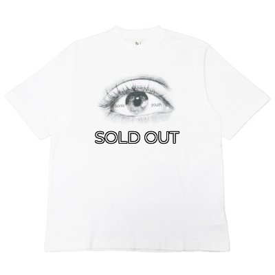画像1: blurhms ROOTSTOCK（ブラームスルーツストック）Print Tee STANDARD（プリントTシャツスタンダード）"eye" / White（ホワイト）