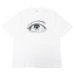 画像1: blurhms ROOTSTOCK（ブラームスルーツストック）Print Tee STANDARD（プリントTシャツスタンダード）"eye" / White（ホワイト） (1)