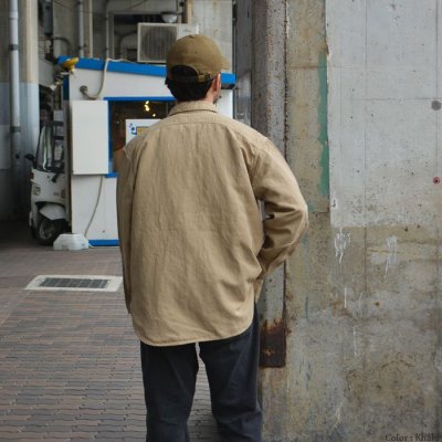 画像10: ＜50％OFF＞KAPTAIN SUNSHINE（キャプテンサンシャイン）Work Shirt（ワークシャツ） / Khaki（カーキ）※36サイズ