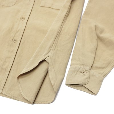 画像5: ＜50％OFF＞KAPTAIN SUNSHINE（キャプテンサンシャイン）Work Shirt（ワークシャツ） / Khaki（カーキ）※36サイズ