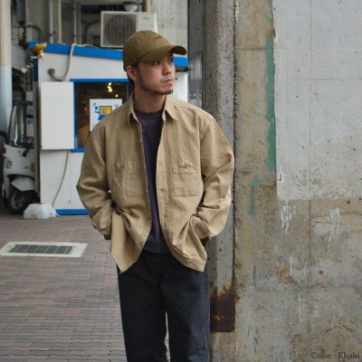画像9: ＜50％OFF＞KAPTAIN SUNSHINE（キャプテンサンシャイン）Work Shirt（ワークシャツ） / Khaki（カーキ）※36サイズ