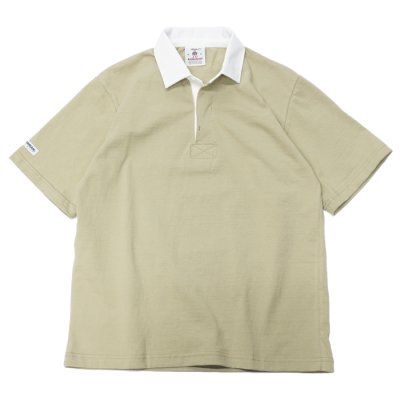 画像1: BARBARIAN（バーバリアン）カジュアルラガーシャツショートスリーブ 8oz-NEW FIT-（SOLID）/Taupe（トープ）