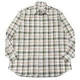 INDIVIDUALIZED SHIRTS（インディビジュアライズドシャツ）CABANA SHIRT（カバナシャツ）"COTTON LINEN"/Green Plaid（グリーン系チェック）