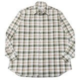 INDIVIDUALIZED SHIRTS（インディビジュアライズドシャツ）CABANA SHIRT（カバナシャツ）"COTTON LINEN" / Green Plaid（グリーン系チェック）