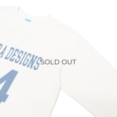 画像4: SIERRA DESIGNS（シエラデザイン）80's FOOTBALL Tee（80'sフットボールTシャツ）"Made by Good On" / Natural×Aquamarine（ナチュラル×アクアマリン）※XLサイズのみ
