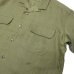 画像9: Nigel Cabourn（ナイジェル・ケーボン）OPEN COLLAR SHIRT（オープンカラーシャツ）LINEN TWILL/Off White（オフホワイト）・Beige（ベージュ）・Green（グリーン）・Charcoal（チャコールグレー）