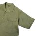 画像8: Nigel Cabourn（ナイジェル・ケーボン）OPEN COLLAR SHIRT（オープンカラーシャツ）LINEN TWILL/Off White（オフホワイト）・Beige（ベージュ）・Green（グリーン）・Charcoal（チャコールグレー）