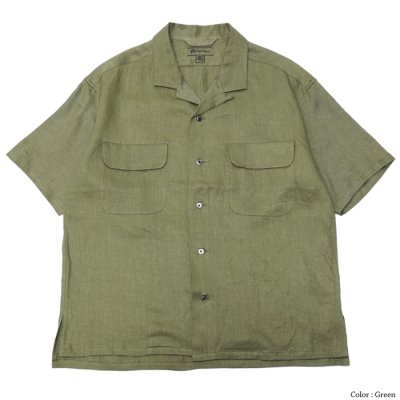 画像5: Nigel Cabourn（ナイジェル・ケーボン）OPEN COLLAR SHIRT（オープンカラーシャツ）"LINEN TWILL / 4Colors (全4色展開）