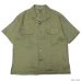 画像5: Nigel Cabourn（ナイジェル・ケーボン）OPEN COLLAR SHIRT（オープンカラーシャツ）LINEN TWILL/Off White（オフホワイト）・Beige（ベージュ）・Green（グリーン）・Charcoal（チャコールグレー）