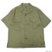 画像5: Nigel Cabourn（ナイジェル・ケーボン）OPEN COLLAR SHIRT（オープンカラーシャツ）Linen Twill/Off White（オフホワイト）・Beige（ベージュ）・Green（グリーン）・Charcoal（チャコールグレー）