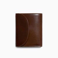 BEORMA（ベオーマ）3 FOLD WALLET（3つ折りウォレット）"VINTAGE BRIDLE LEATHER"/Conker×Natural（ブラウン×ナチュラル）