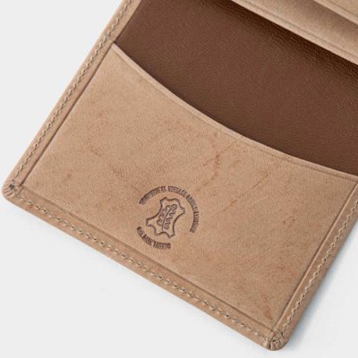 画像6: BEORMA(ベオーマ)GUSSETED CARD CASE(ガセットカードケース)"VINTAGE BRIDLE LEATHER"/Conker×Natural(ブラウン×ナチュラル)